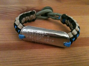 550 Dog Tag Support Bracelet