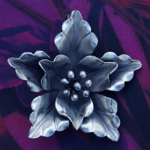 Flower .925 Silver Pendants Handmade by Thai Karen Hilltribe