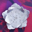 White flower .925 Silver Pendants Handmade by Thai Karen Hilltribe