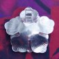 White flower .925 Silver Pendants Handmade by Thai Karen Hilltribe