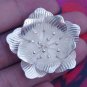 White flower .925 Silver Pendants Handmade by Thai Karen Hilltribe