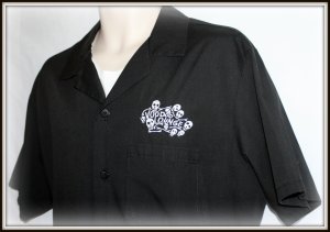 Custom Retro Redfish Voodoo Lounge Men's Shirt - size Large