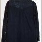Marc Ecko Blue Western Long Sleeve - Large