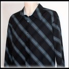 Carbon Black Striped Long Sleeve - xxl