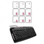 Russian Alphabet Stickers (red)