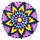 MEDIUM DECORATIVE DOILY (PURPLE)