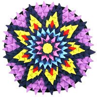 MEDIUM DECORATIVE DOILY (PURPLE)