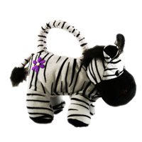 Plush Zebra Purse