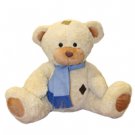 Teddy Bear with a Blue Scarf