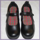 GIRLS Black flat shoes Size 1 1/5