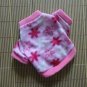 Spring Autumn Soft Lint Pet Dog Clothes Apparel Pink Color Stars T-Shirt RFX001