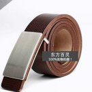 Men’s Genuine Leather Belt Alloy Buckle SW-03 Free Shipping
