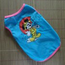 Pet Dog Clothes Apparel Cute Mickey Mouse Design Blue Color Waistcoat B6023B