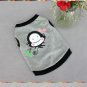 Cotton Pet Dog Clothes Apparel Cute Monkey Head Design Waistcoat Gray Color T012