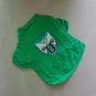 Cotton Pet Dog Clothes Apparel Cute Shield Design T-Shirt Green Color T5028