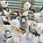 Cotton Pet Dog Clothes Apparel Cute Monkey Design Waistcoat Gray Color T-012