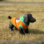 Cotton Pet Dog Clothes Apparel Cute Merry Dog Design Hoodie Orange OT-025