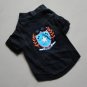 Cotton Pet Dog Clothes Apparel Black BOW WOW Design T-Shirt 4 Sizes BOW001