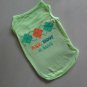 Fashion Pet Dog Clothes Apparel Fruit Green Color Waistcoat 4 Sizes B6001
