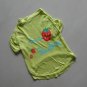 Thin Soft Cotton Pet Dog Clothes Strawberry Design T-Shirt Green Color T5017-G