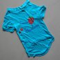 Thin Soft Cotton Pet Dog Clothes Strawberry Design T-Shirt Blue Color T5017-B