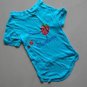 Thin Soft Cotton Pet Dog Clothes Strawberry Design T-Shirt Blue Color T5017-B