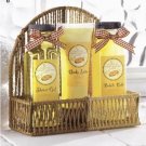 Vanilla Carmel Bath Set