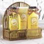Vanilla Carmel Bath Set
