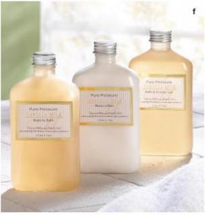 Vanilla Milk Bath Set