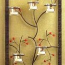 Framed Metal Tree Candleholder