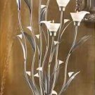 Silver Calla Lily Candleholder