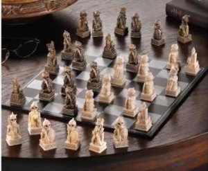 Skull Warrior Chess Set