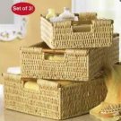 Corn Husk Nesting Baskets