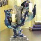 Blue Dragon Candleholder