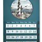 Lighthouse Wall Clock & Calendar