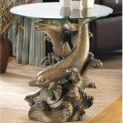 Seafaring Dolphin Accent Table