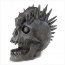 Punk Rock Skull Figurine