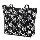 Silver Skull Tote Bag