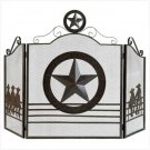 Lonestar Fireplace Screen