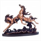 Horses at Seaside Statue