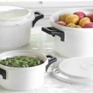 Set of 3 Microwave Cooking Pots