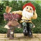 Garden Gnome Greeting Sign