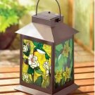 Solar Powered Floral Lantern