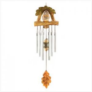 Rustic Owl Windchime