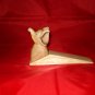 Sitting elephant door stop suar wood bali sculpture