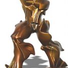 FUTURISTIC MAN 8" MODERN ART STATUE SCULPTURE UMBERTO BOCCIONI BRONZE FINISH DYNAMISM
