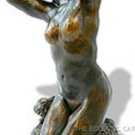 THE BATHER by RODIN 1885 Toilette De Venus Nude Statue Sculpture Bronze Finish French