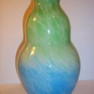 FENTON GLASS DAVE FETTY "CARIBBEAN DAY" CONNOISSEUR COLLECTION LIMITED EDITION VASE