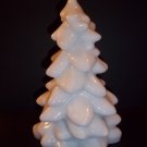 Mosser Glass MILK WHITE LARGE 8" CHRISTMAS TREE Figurine HOLIDAY DECORATION