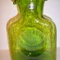 NEW! BLENKO GLASS MINI WATER JUG IN "KIWI" GREEN CARAFE DOUBLE SPOUT PITCHER